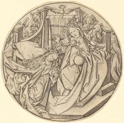 Christ Blessing the Virgin