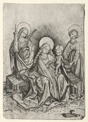 Madonna and Child in a Garden between St. Barbara and St. Dorothy