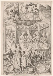 The Garden of Love (Large Plate)