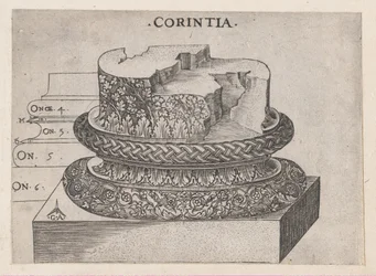 Speculum Romanae Magnificentiae: Corinthian base