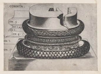 Speculum Romanae Magnificentiae: Corinthian Base from the Lateran Baptistery, Rome, ca. 1537