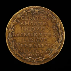 Inscription in a Laurel Wreath [reverse]