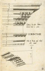 Entablature from the Church of Saint Bibiana, Rome