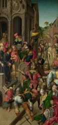 Christ Presented to the People Triptych: Scenes from the Passion of Christ, Left Panel