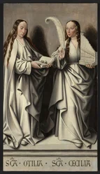 Saints Ottilia and Cecilia Panel of the St Anne Altarpiece