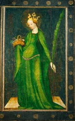 Saint Dorothea, Panel of an Altar