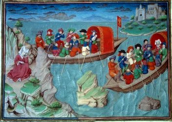 Frederic II of the Holy Empire Leaving Sicily