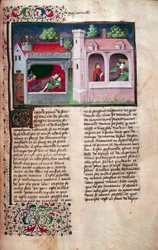 Gallant Scene: Two Couples Talking