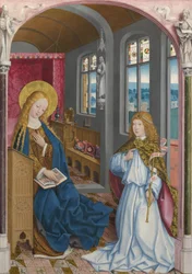 The Annunciation (The Liesborn Altarpiece), ca. 1470-1480