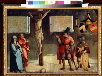 Crucifixion with Donors