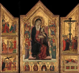 Madonna and Child Enthroned