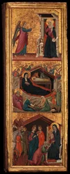 Saints and Scenes from the Life of the Virgin, ca. 1320