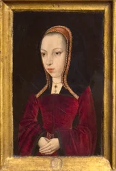 Portrait of Young Margaret of Austria, circa 1496