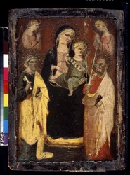 Madonna and Child Enthroned with Saints Peter and Paul