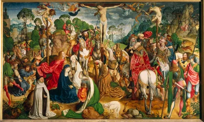 Altarpiece showing the Passion of Christ