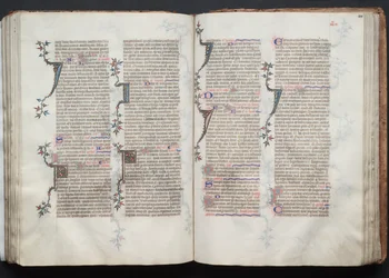 The Gotha Missal: Fol. 100v, Text, c. 1375
