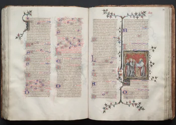 The Gotha Missal: Fol. 108r, The Presentation in the Temple