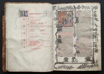 The Gotha Missal: Fol. 10v, Text
