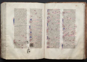 The Gotha Missal: Fol. 136v, Text, c. 1375