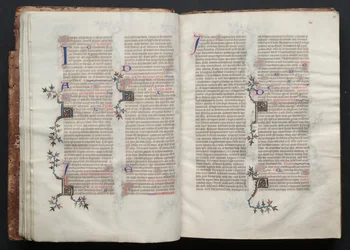 The Gotha Missal: Fol. 13v, Text
