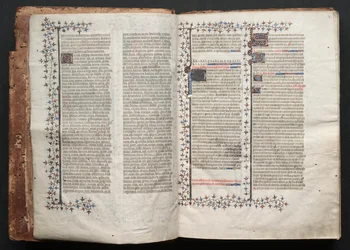 The Gotha Missal: Fol. 1v, Text