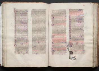 The Gotha Missal: Fol. 55v, Text, c. 1375