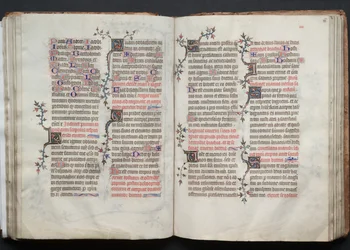 The Gotha Missal: Fol. 65v, Text