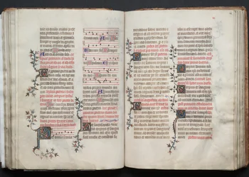 The Gotha Missal: Fol. 67v, Text, c. 1375