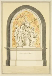 Tomb of Mrs. Elizabeth Draper, Died 1835, in Bristol Cathedral