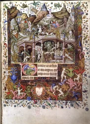 Scene in Hell, illustration from a 