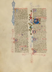 Initial S: The Dove of the Holy Spirit