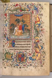 Hours of Charles the Noble, King of Navarre (1361-1425): fol.1r, St. John the Evangelist