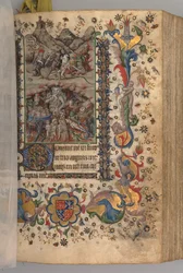Hours of Charles the Noble, King of Navarre 1361-1425: fol. 101r, Text, c. 1405