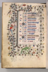 Hours of Charles the Noble, King of Navarre 1361-1425: fol. 10v, October