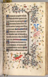 Hours of Charles the Noble, King of Navarre 1361-1425: fol. 187r, Text