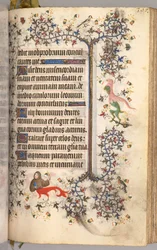 Hours of Charles the Noble, King of Navarre 1361-1425: fol. 193r, Text, c. 1405