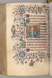 Hours of Charles the Noble, King of Navarre, fol. 270v, St. Mathias