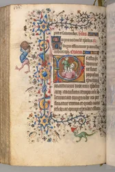 Hours of Charles the Noble, King of Navarre 1361-1425, fol. 277v, St. Christopher