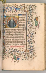 Hours of Charles the Noble, King of Navarre, fol. 288r, St. Anthony