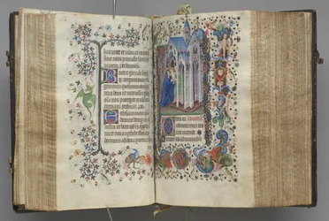 Hours of Charles the Noble, King of Navarre: fol. 82v, Text