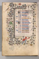 Hours of Charles the Noble, King of Navarre 1361-1425: fol. 9v, September