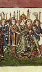 Queen Elizabeth of Luxembourg (Detail)