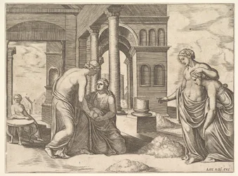Venus Ordering Psyche to Sort a Heap of Grain, from the 
