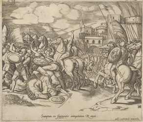 Speculum Romanae Magnificentiae: The Victory of Scipio (over Syphax), 16th century