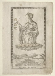 Geometry from the Tarocchi, Series C: Liberal Arts, #24, Before 1467
