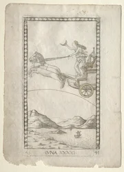 Luna from the Tarocchi, Series A: Firmaments of the Universe, #41