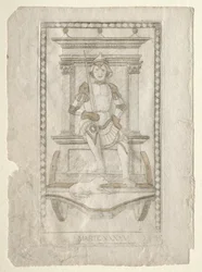 Mars (from the Tarocchi, series A: Firmaments of the Universe, #45)