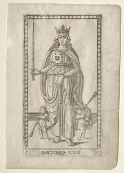 Rhetoric from the Tarocchi, series C: Liberal Arts, #23