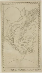 The Angel of the Ninth Sphere, or Primum Mobile, plate 49 from Planets and Spheres