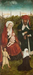 The Family of Saint Anne Triptych (detail)